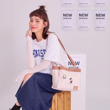 【DISNEY】米奇-復古米奇-兩用手提包-米