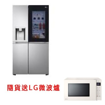 下單九折 LG 樂金 734公升 GR-QPLC82SS InstaView 敲敲看門中門對開冰箱 敲敲門 現貨供應
