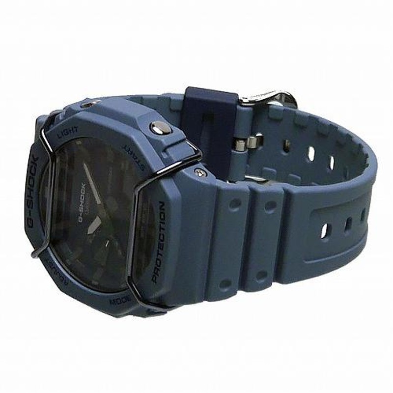 G-SHOCK カシオーク 8角形 ブルー GA-2100PT-2AJF メンズ アナデジ ...