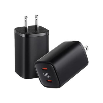 CYKE K15 Gan 40W氮化鎵雙孔 PD 快充 雙USB-C 充電器