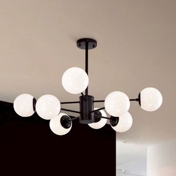 E27玻璃半吸頂八燈 L01-0392