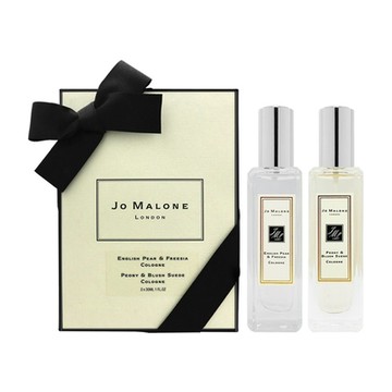 Jo Malone 英國梨與小蒼蘭+牡丹與胭紅麂絨香水兩入組 30ml*2