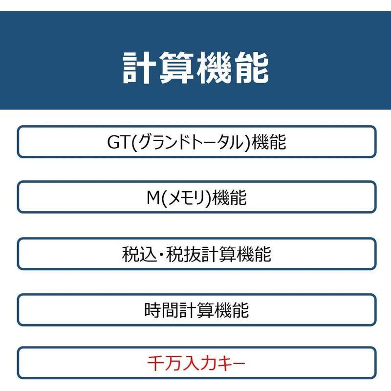 キャノン 電卓 12桁 ミニ卓上サイズ 時間計算 千万単位機能 LS-122TUG グレー