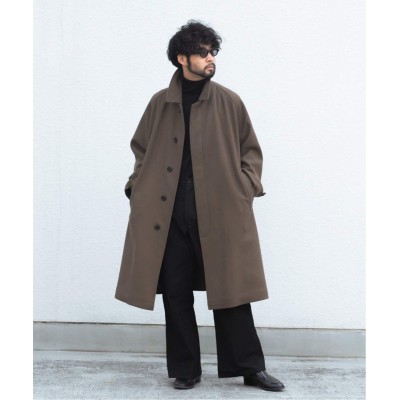 メンズ レショップ 【LE / エルイー】WOOL Balcollar coat ステン