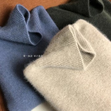 清倉撿漏~專柜撤回尾貨大牌女裝蓬松寬松顯瘦高領套頭毛衣冬