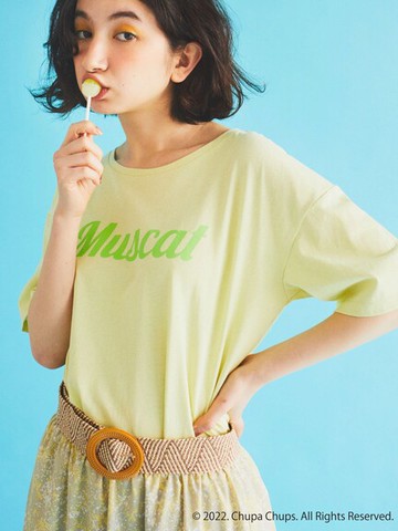 chupa chups聯名款-字母標語短袖T恤(1J22L1G0100) - earth music&ecology