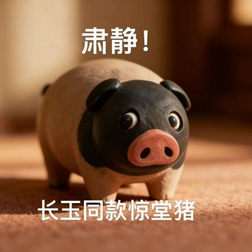 ✨臺灣出貨✨【逐玉】張凌赫 田曦薇 長玉 同款小豬擺件 掛件 木雕 雕刻 長玉同款 小豬新款 潮流擺件 掛件 爆款
