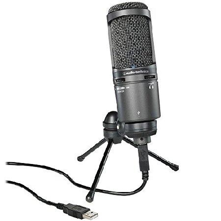 Audio-Technica AT2020USB Plus Condenser Microphone with Pop Filter