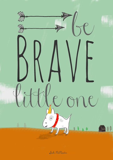 牆印 - 勇敢的小一點