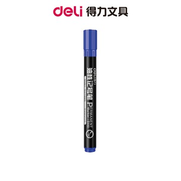 【Deli得力】油性麥克筆-藍1.5mm(S550) 台灣發貨｜文具 辦公用品 學生文具 收納