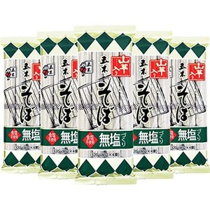 五木食品 無塩づくり山芋入りそば 320G×5個