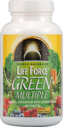 Source Naturals Life Force Green Multiple 90 Tablets