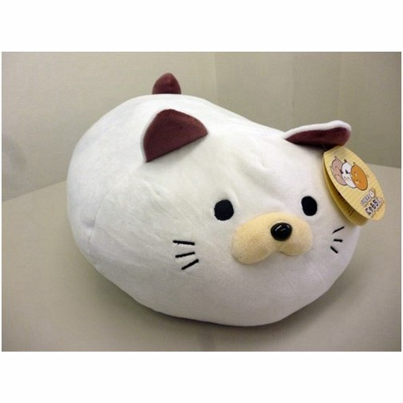 のびるよ にゃもちクッション だいふく 白 ぬいぐるみ クッション 高さ約25cm 送料無料 通販 Lineポイント最大0 5 Get Lineショッピング