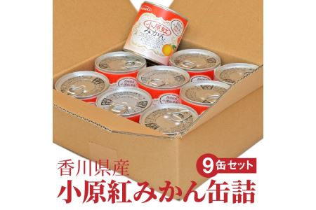 香川県産小原紅みかん缶詰 9缶セット_M08-0001