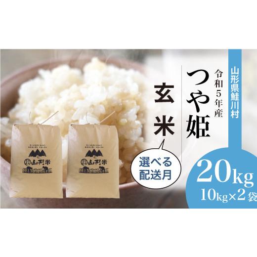 令和5年産 特別栽培米 つや姫  20kg（10kg×2袋） ＜配送時期指定可＞ 山形県 鮭川村
