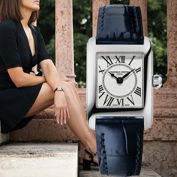 CONSTANT 康斯登 CLASSICS CARREE 石英方形腕錶-23×21mm FC-200MC16