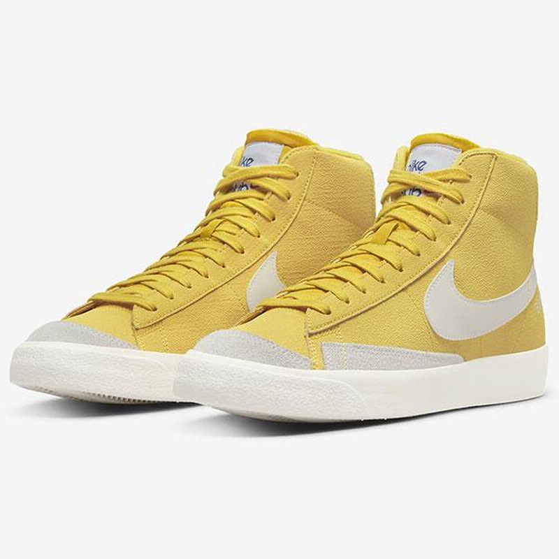 新品 NIKE BLAZER MID '77 ナイキ ブレーザー イエロー ホワイト