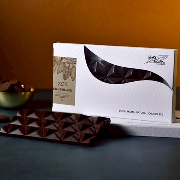3日內出貨 【CoCa MaMa 巧克力工坊】70%鑽石薄片巧克力