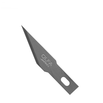 OLFA 筆刀刀片6mm筆刀替刃KB4-S/5 (5入;直線刃;23度超銳角;高碳鋼)適AK-4 157B Ltd-09 HS-1田宮Tamiya 74098