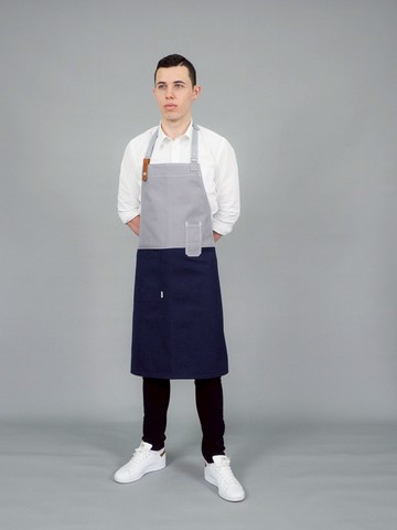 ED:Endurance Apron - (Grey/Navy Blue, Grey/Blue) 工作服 圍裙