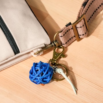 【原風藝站】小福球鑰匙圈 | 原住民 族服 台灣印象