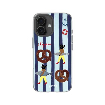 iPhone 16 Clear Case（相機按鈕） 透明 - Soupy Tang 湯舒皮 - Skipper