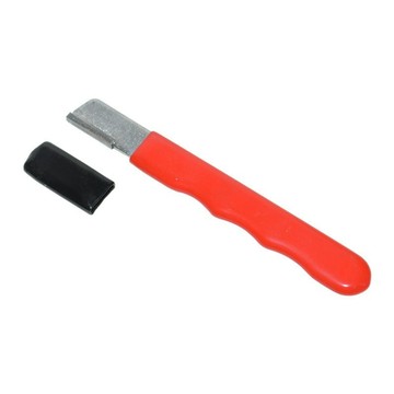 荷生活 迷你便攜菜刀剪刀兩用磨刀器 家用手動快速磨刀工具-1入