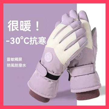 🐻‍冬天手套 | 冬季新品滑雪手套 | 男女士戶外騎行保暖加絨加厚手套 | 防風手套 | 防水手套| 騎車手