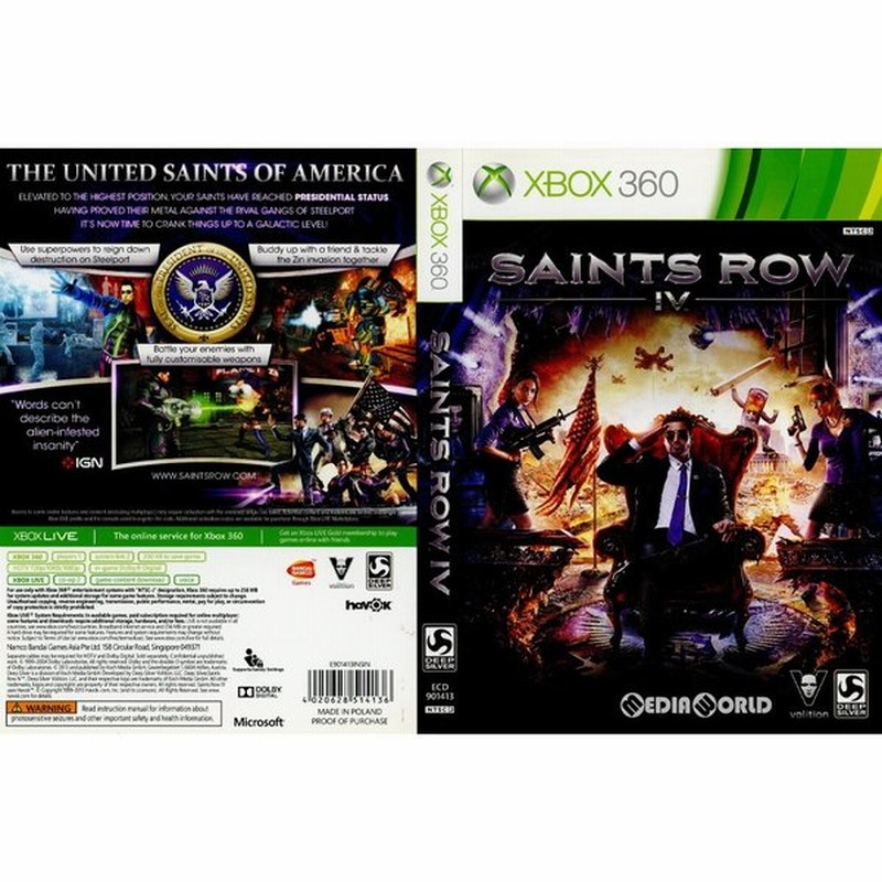 中古即納 Xbox360 Saints Row Iv セインツロウ 4 アジア版 Ecd 1303 通販 Lineポイント最大0 5 Get Lineショッピング