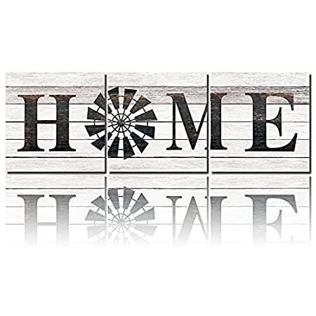 Xback Framed Canvas Prints Wall Art Home Decor Home Windmill Rustic Farm Vi＿並行輸入品