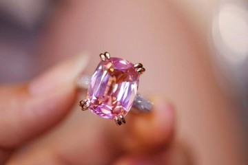 阿富汗碧璽戒指  6.96克拉