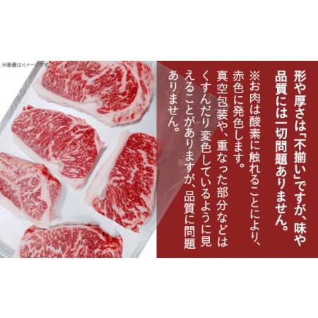 ふるさと納税 76-A0不揃い 新潟県産牛（長岡産）サーロインステーキ1kg（200g×5枚） 新潟県長岡市