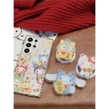 創意磁吸新年款三麗鷗適用于三星GalaxyS24+手機殼S23FE/S25Ultra個性可愛少女S22/S22+全包ZFlip4防滑保護套