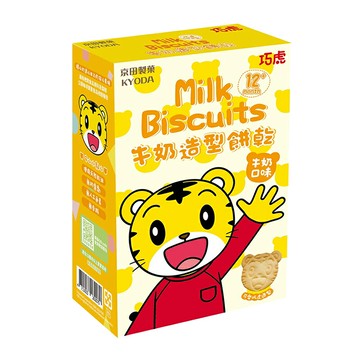 京田製菓 巧虎牛奶造型餅乾 牛奶口味 (90g/盒) 憨吉小舖