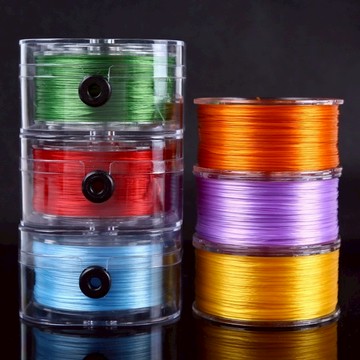 ⭐️台灣現貨 日本進口扁彈力線 水晶線 彈性線 結實耐磨 DIY手珠彈力線 80米長盒裝