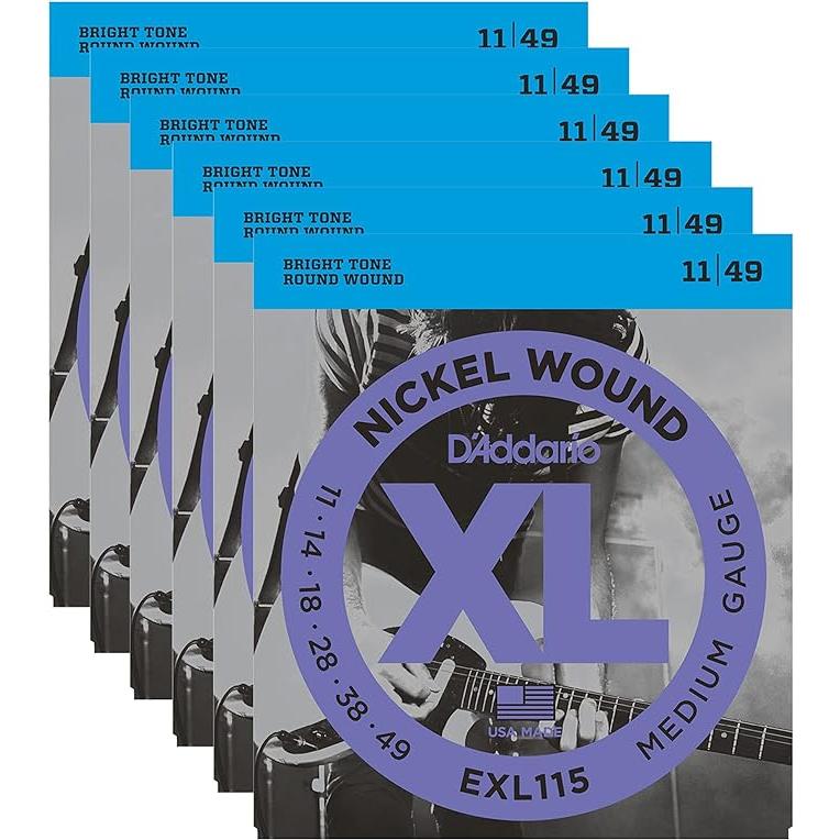 D'Addario EXL115 Electric 11-49 (6パック)