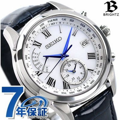 60 Off セイコーseikoメンズ紳士電波ソーラー腕時計チタンカレンダースポーツ Saleアイテム