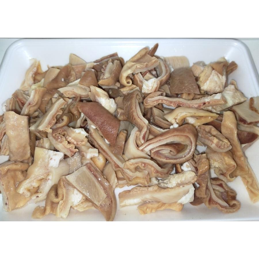 国産 豚 ガツ (胃袋) 500g  ボイル済み 送料無料 豚肉 ホルモン 