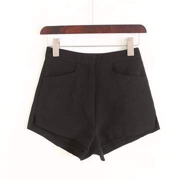 短褲 女夏裝時尚新款修身顯瘦百搭闊腿褲打底外穿褲E/11-4