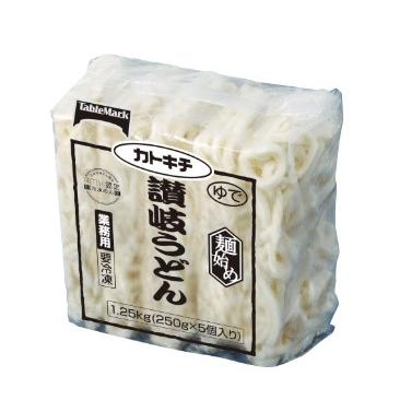 冷凍食品 テーブル)麺始め讃岐うどん　250g×5食