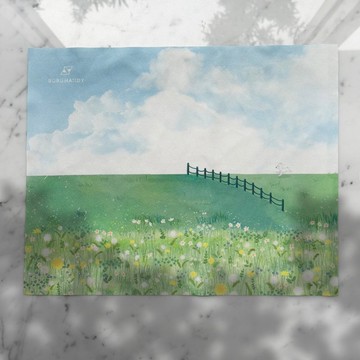 布嚕得-春季台灣野生花草款-加厚款防塵擦拭布(38x30cm)