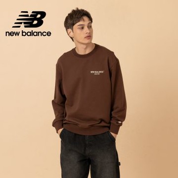 【New Balance】SDS 長袖衛衣_男性_咖啡色_MT61B0W9ABJ