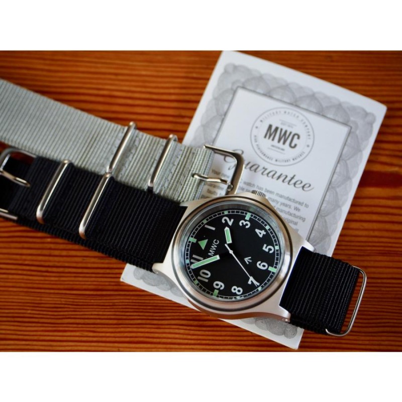 ミリタリーウォッチ 時計 腕時計 MWC時計 G10 ノンデイト サテン 