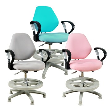 LOGIS~守習抗菌扶手款兒童學習椅 成長椅 (三色) SS800D灰+PPVH