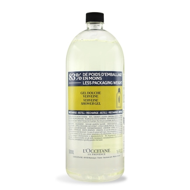 L’OCCITANE 歐舒丹 馬鞭草沐浴膠補充瓶(500ml)-專櫃公司貨