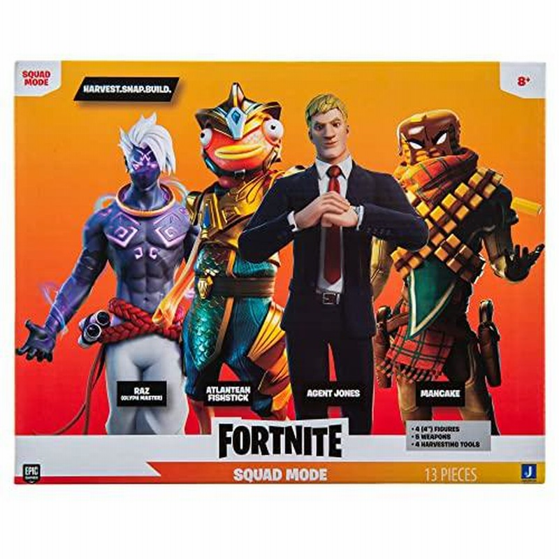 フォートナイト スクワッドモード フィギュアセット お値下げ可能○ フォートナイト ソロフィギュア スクワッドモード 4インチの非常