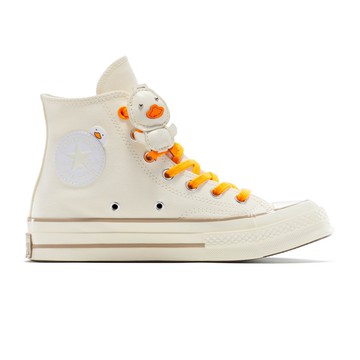 CONVERSE CHUCK 70 HI EGRET/FIELD ORANGE 休閒鞋 男女 米白色 A16575C