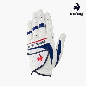 【LE COQ SPORTIF GOLF公雞高爾夫】男款白色運動手套舒適靈活防紫外線手套 QGW0J713