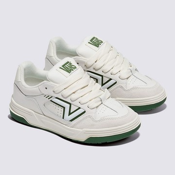 Upland 白色/綠色滑板鞋