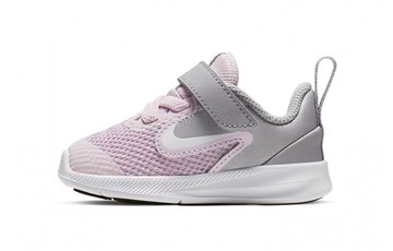 TD NIKE DOWNSHIFTER 9 PINK FOAM METALLIC SILVER